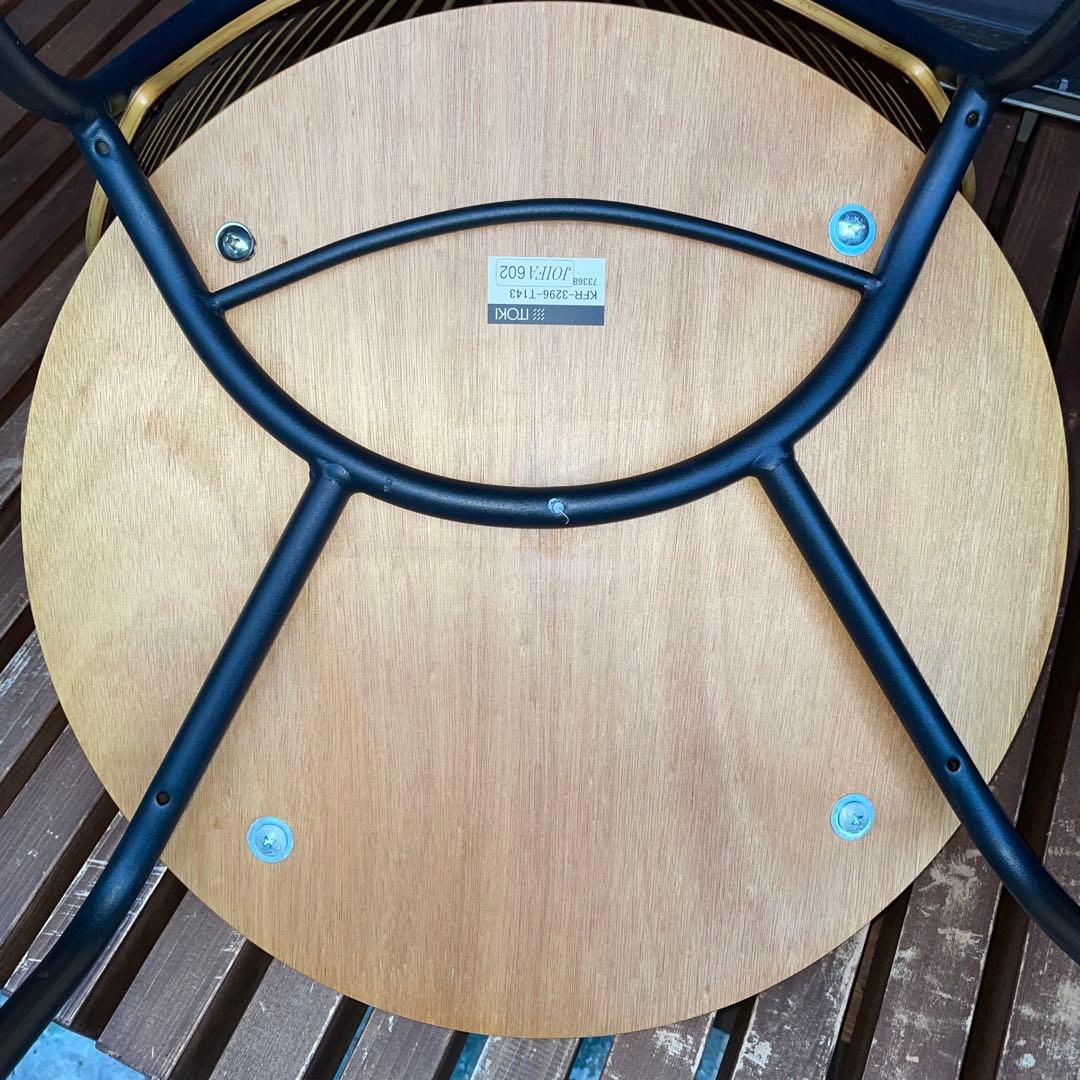 デンマーク　フレデリシア　椅子　ナナディツエル　赤