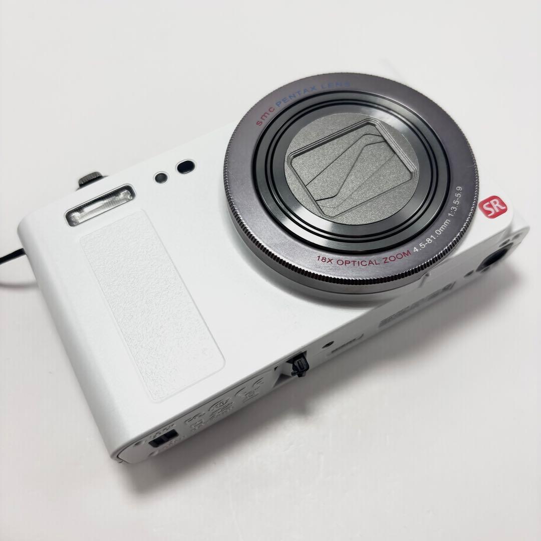 【週末限定値下げ】【美品】PENTAX Optio RZ18 パールホワイト