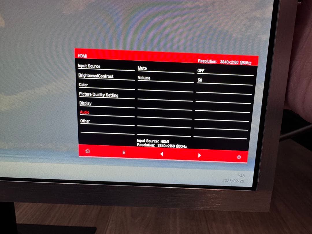 24インチ 4K IPS LGディスプレイモジュール使用 UHD LED LCD