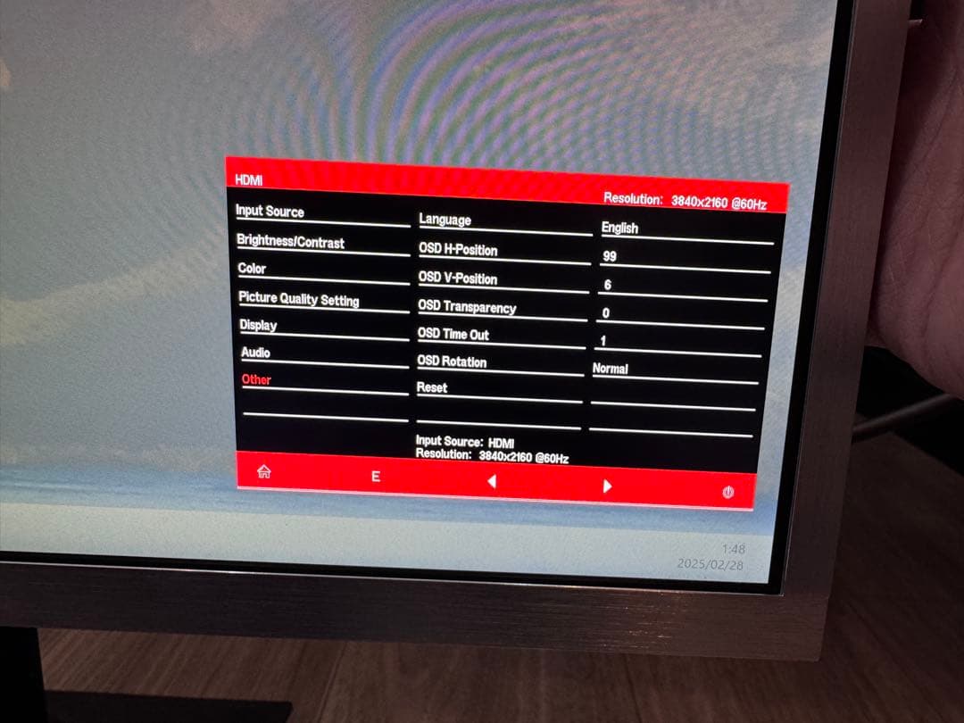 24インチ 4K IPS LGディスプレイモジュール使用 UHD LED LCD