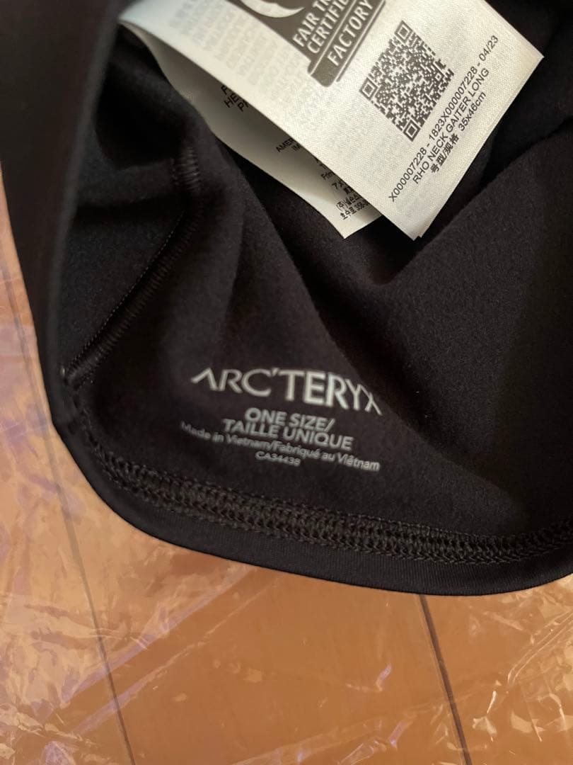 アークテリクス ロー ネックゲイター ロング 新品未使用 ARC'TERYX