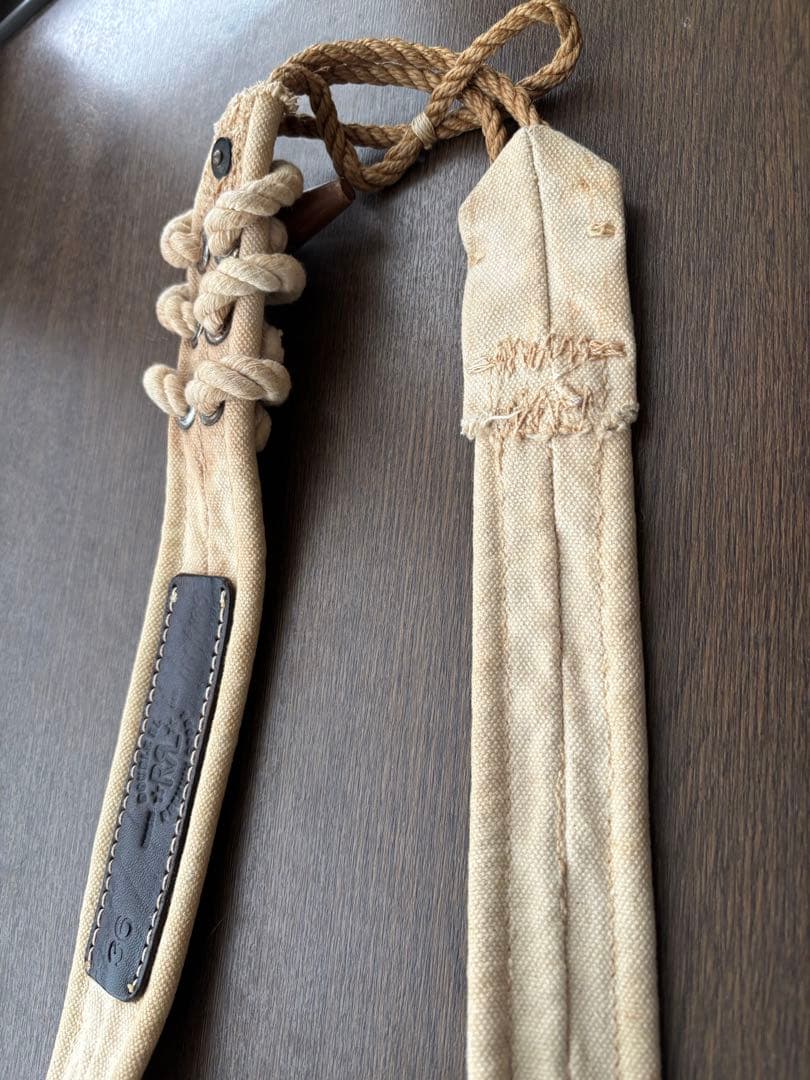 70〜80’s ヴィンテージ Double RLキャンバスロープベルト　36