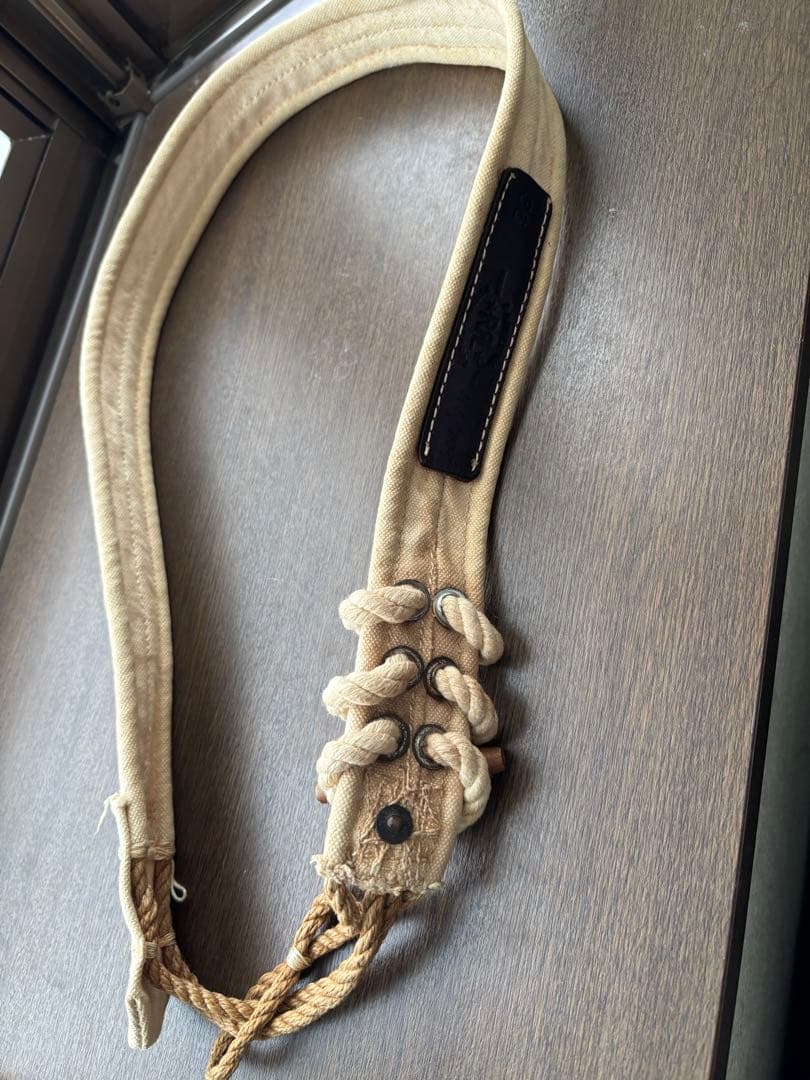 70〜80’s ヴィンテージ Double RLキャンバスロープベルト　36