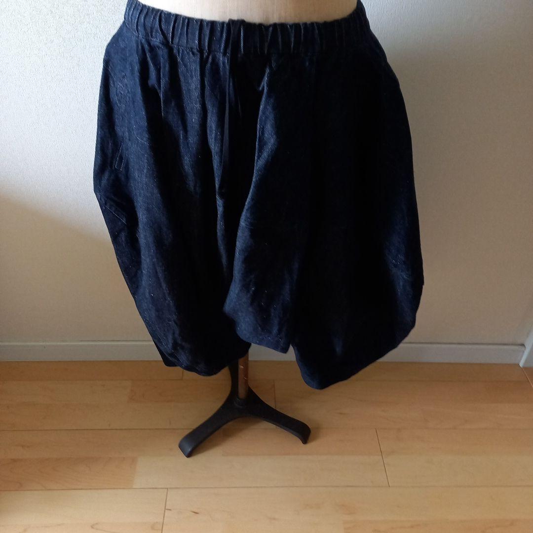 極品comme des garçons デニムペンギンサルエル パンツ　S