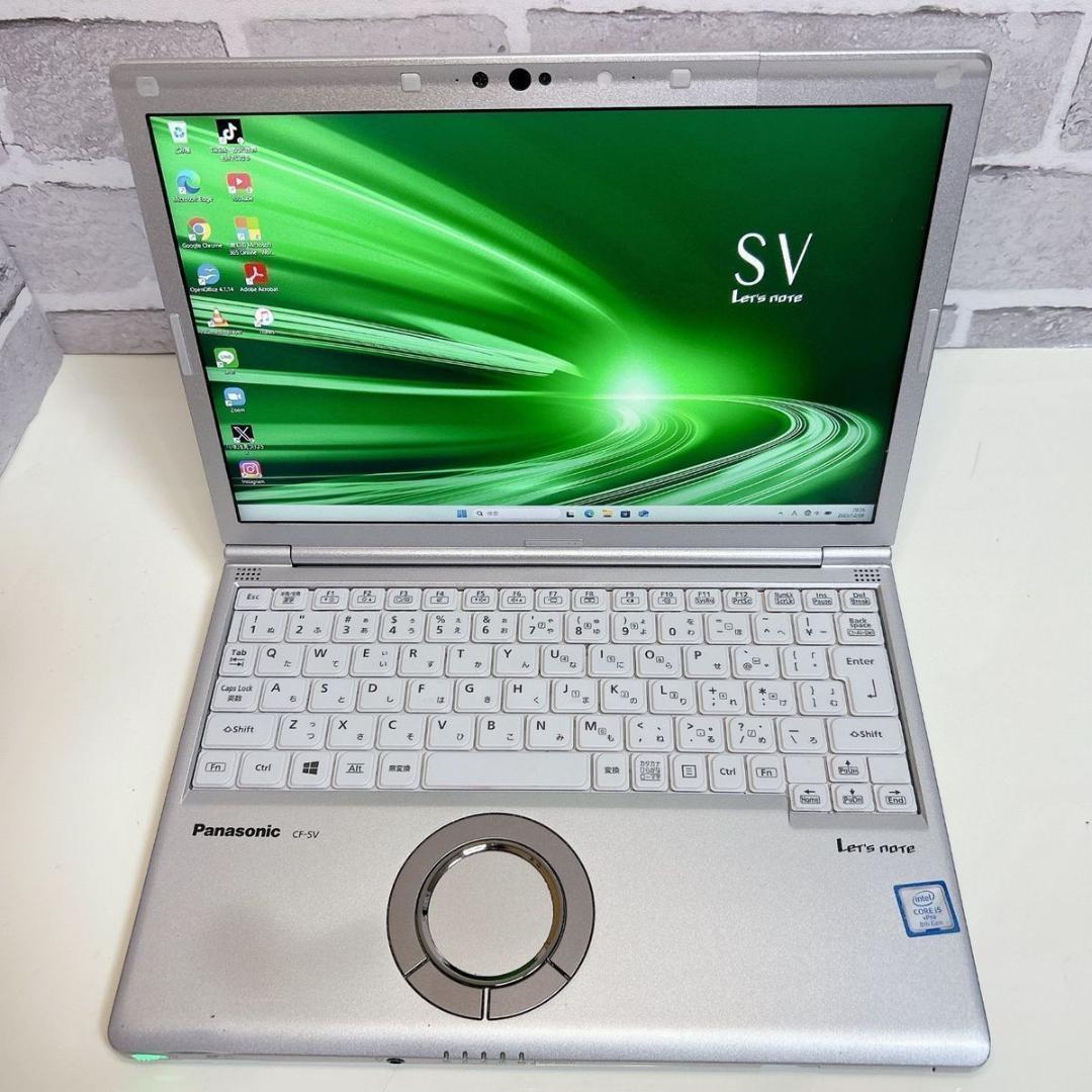 レッツノート 設定済 SSD ノートパソコン 第8世代 Windows11