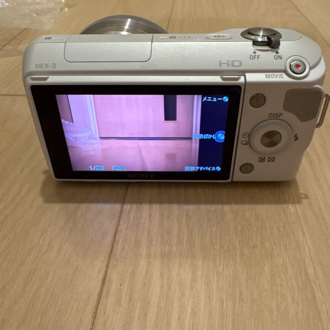 【完動品】美品　SONY デジタル一眼カメラ　α NEX-3 単焦点レンズ付き
