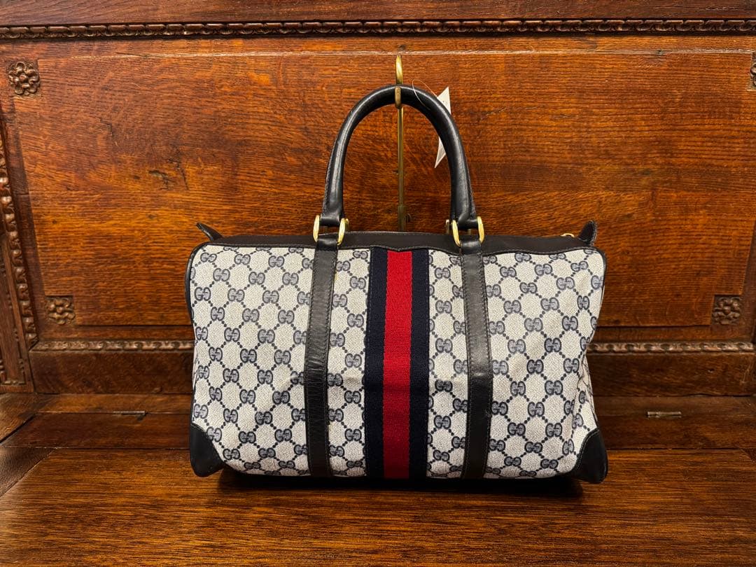 GUCCI オールドグッチ　シェリー　ミニボストン　ハンドバッグ