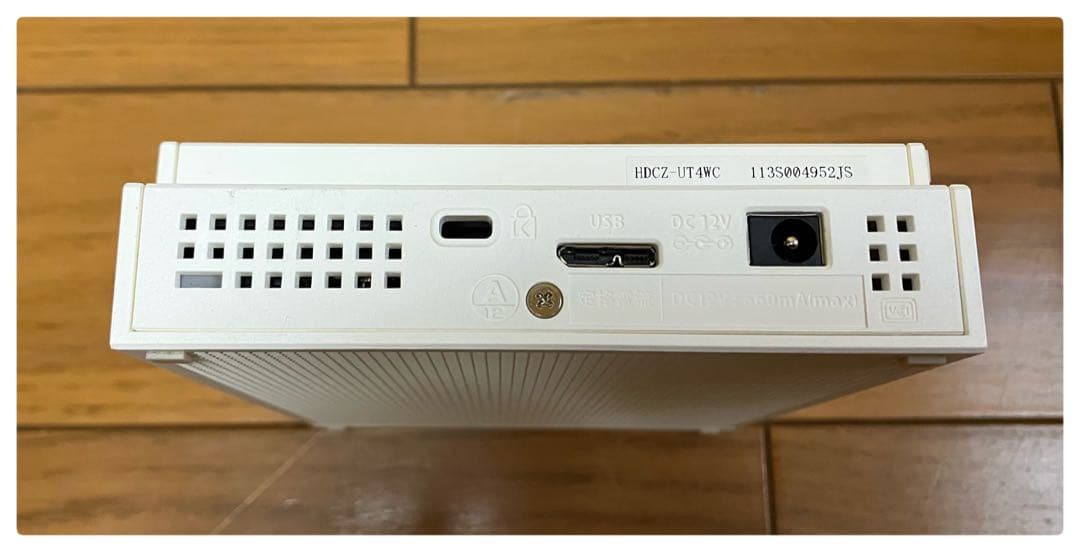 外付けハードディスク HDCZ-UT4WC 4TB 他 2台