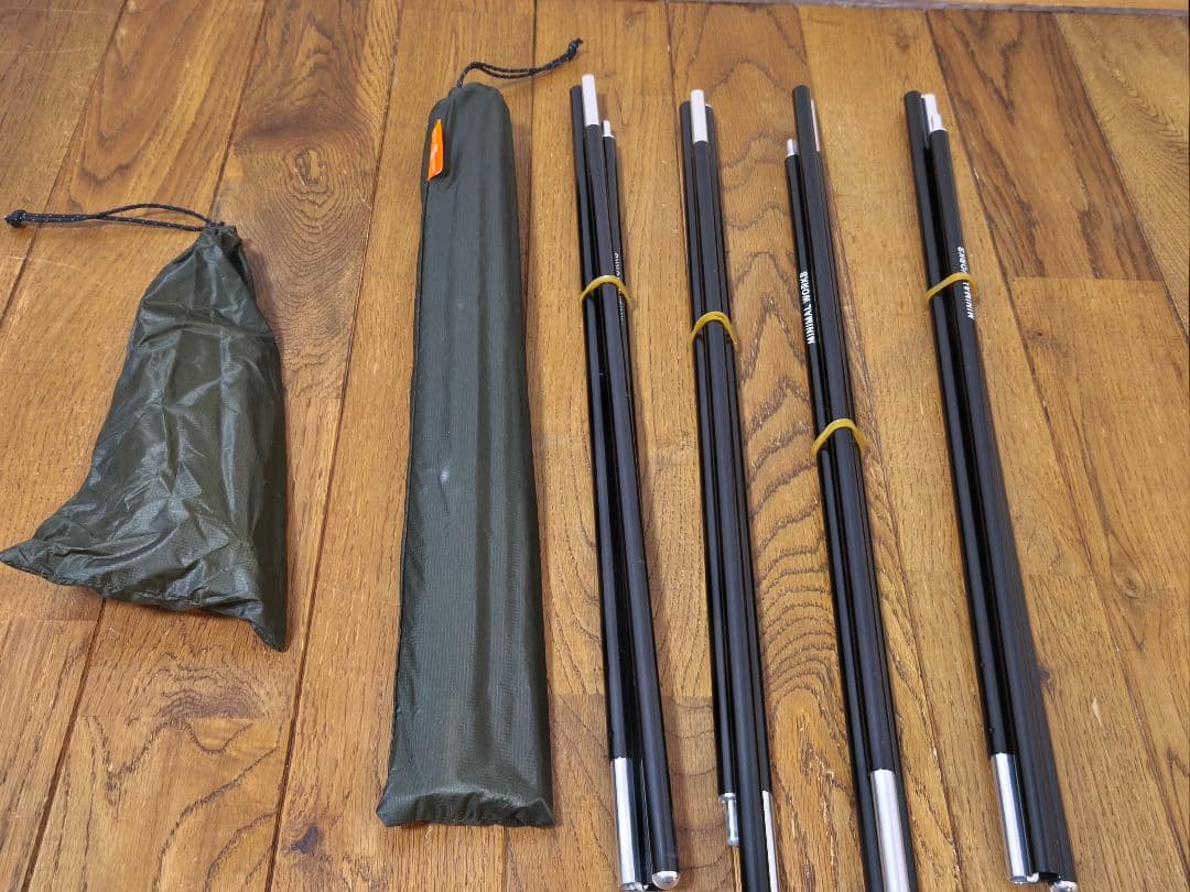 【美品】ミニマルワークス ジャックシェルターミニ サイドポールセット オリーブ