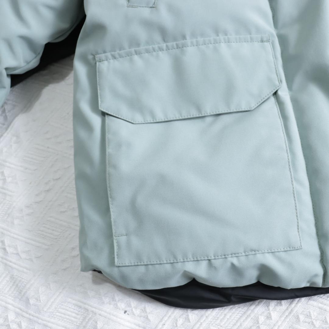 希少！カナダグース ダウンジャケット　ブレイクリーパーカ　ライトブルーサザビー