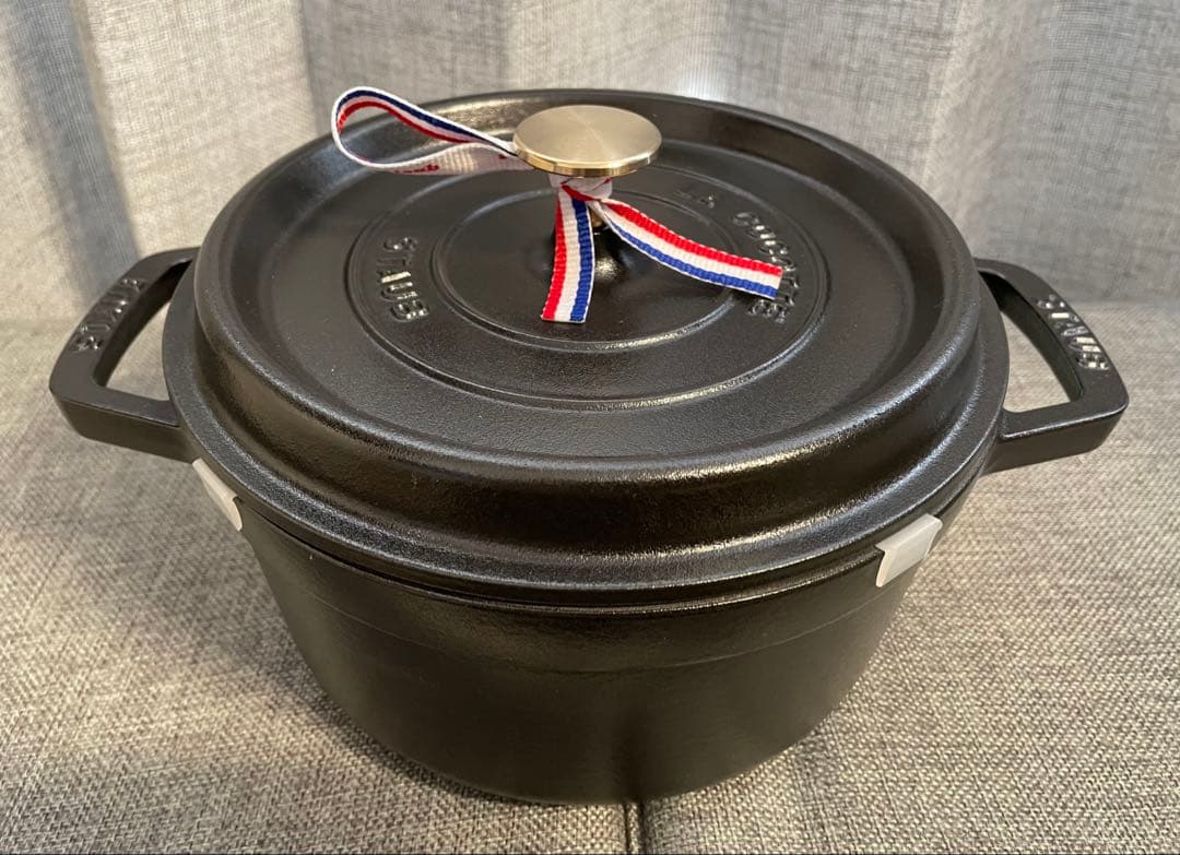 【新品未使用】ストウブ STAUB LUXE ギフトセット ブラック 22cm
