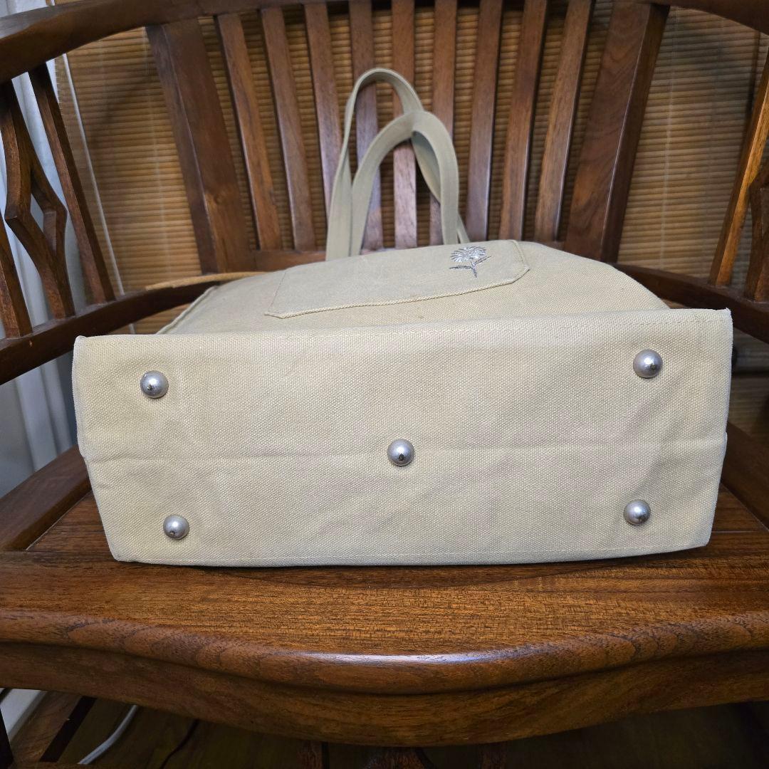 京都　一澤信三郎帆布鞄　トートバック　弁護士かばん　ベージュ