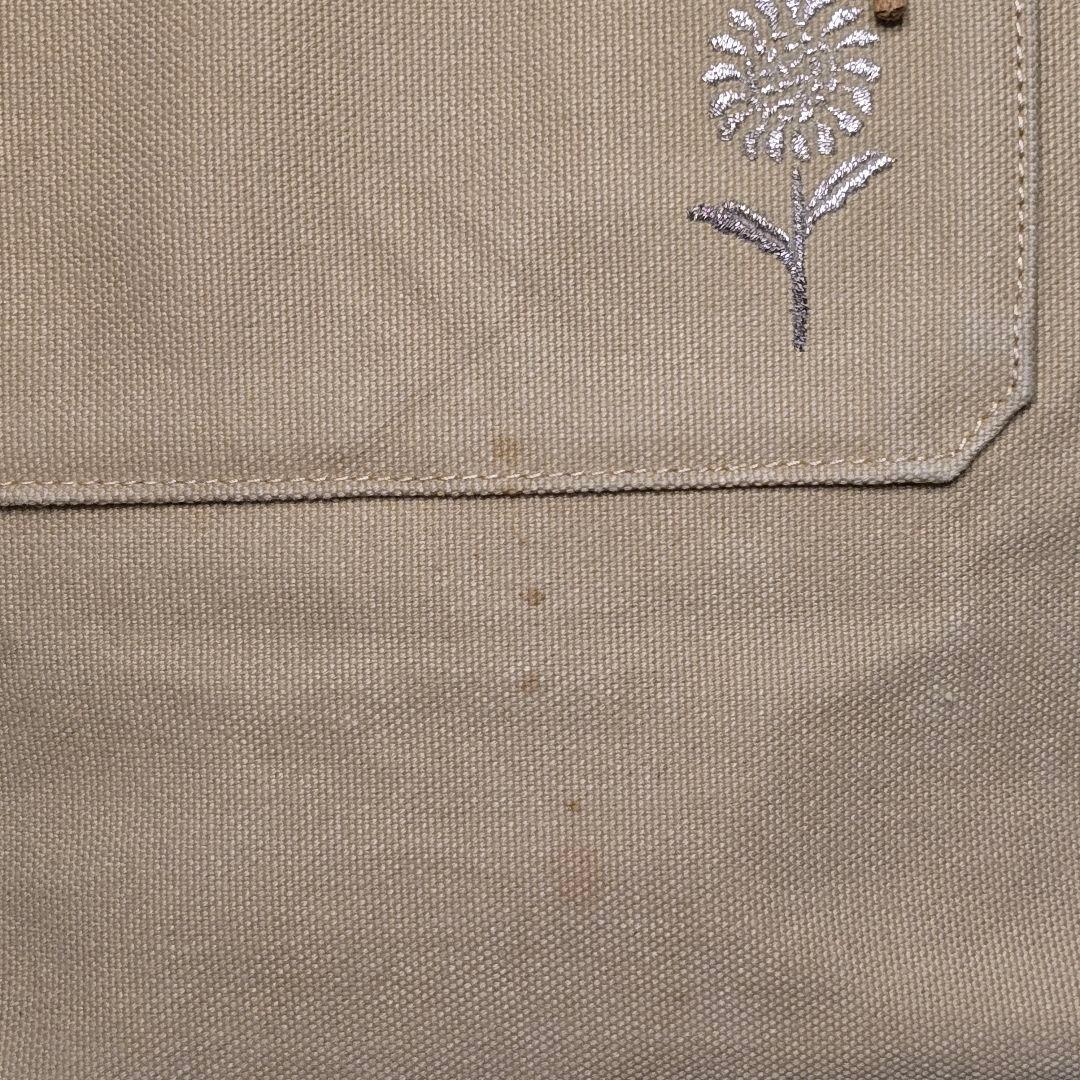 京都　一澤信三郎帆布鞄　トートバック　弁護士かばん　ベージュ