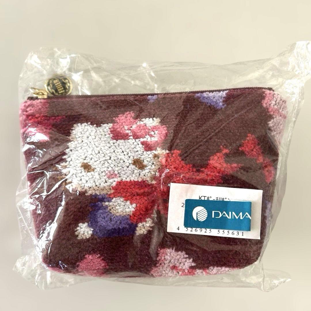 新品タグ付き　フェイラー × ハローキティ　リボン　ポーチ