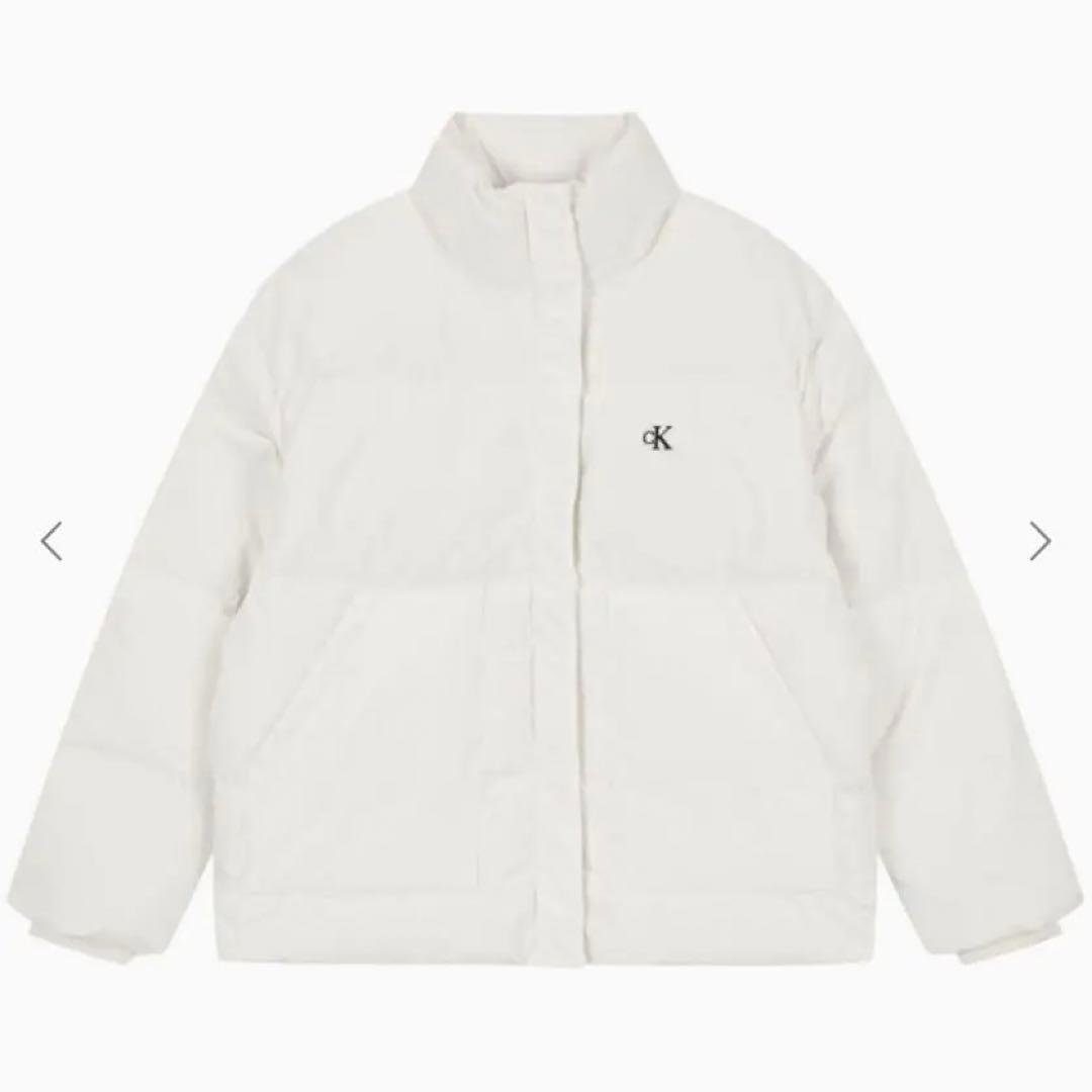 カルバンクライン アイボリー ダウンジャケット
