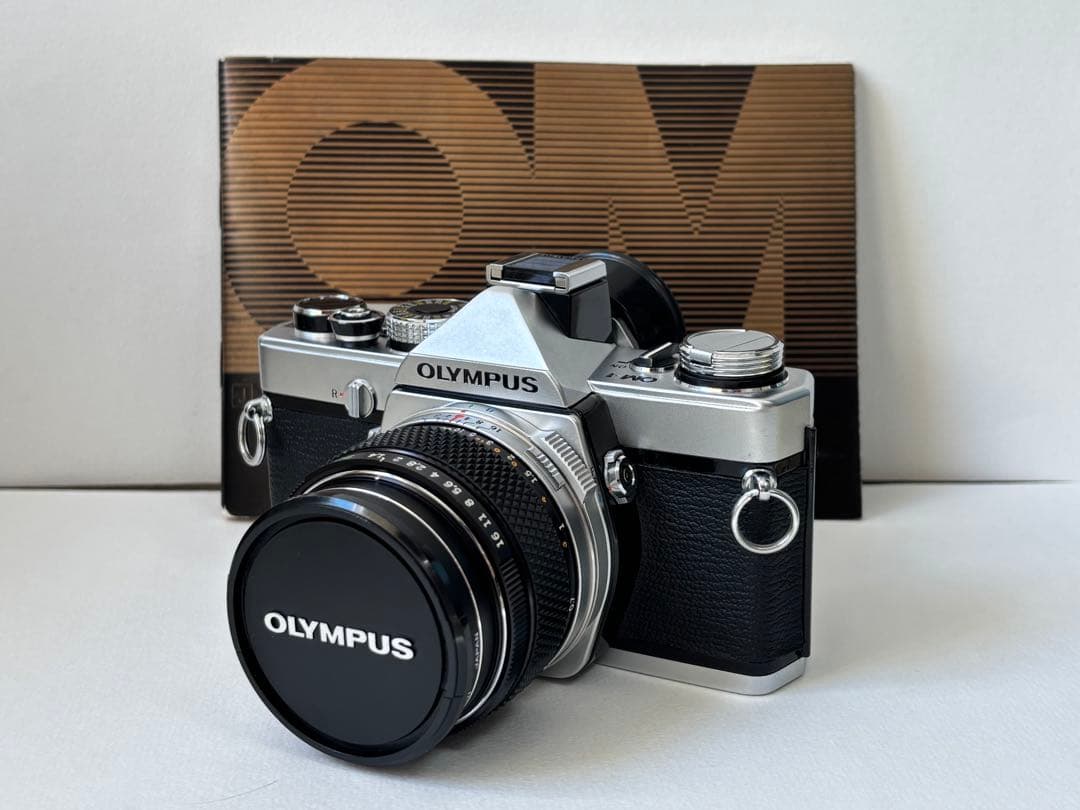 フィルム一眼レフ OLYMPUS OM-1 シルバー50mmF1.4セット
