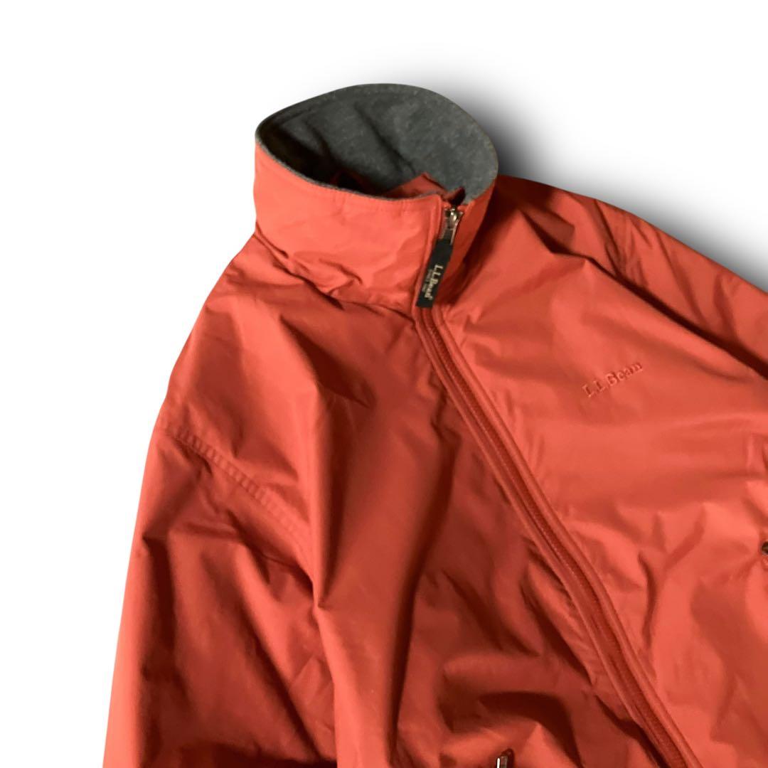 エルエルビーンL.L.Beanウォームアップジャケットフリース希少カラーオレンジ