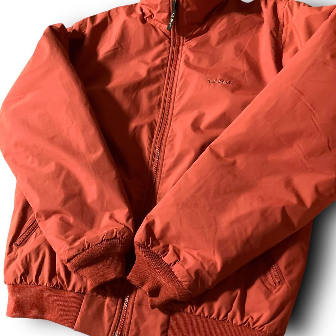 エルエルビーンL.L.Beanウォームアップジャケットフリース希少カラーオレンジ