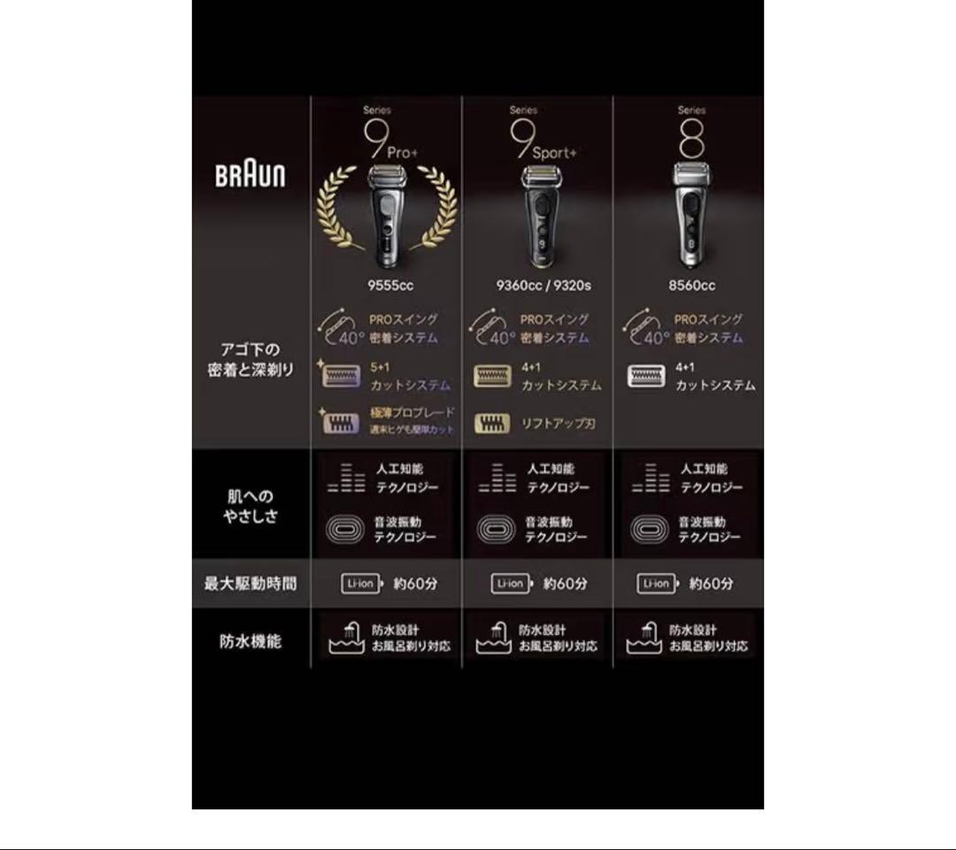 h*g様 ま*様 ブラウン 電気シェーバー シリーズ9 SPORT 電動メンズ
