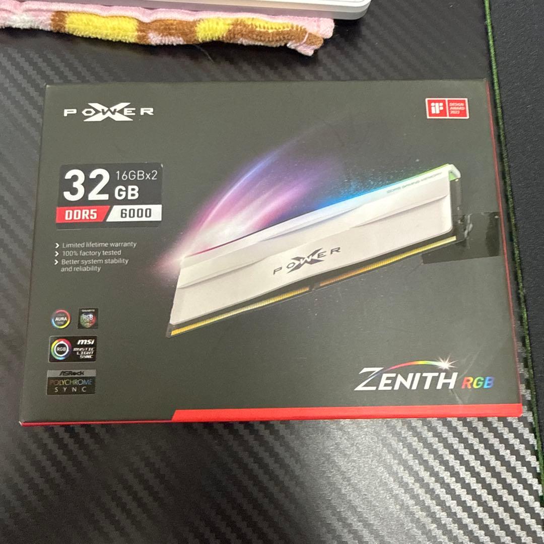 R*.様 32GB DDR5 6000MHz ZENITH RGB メモリ