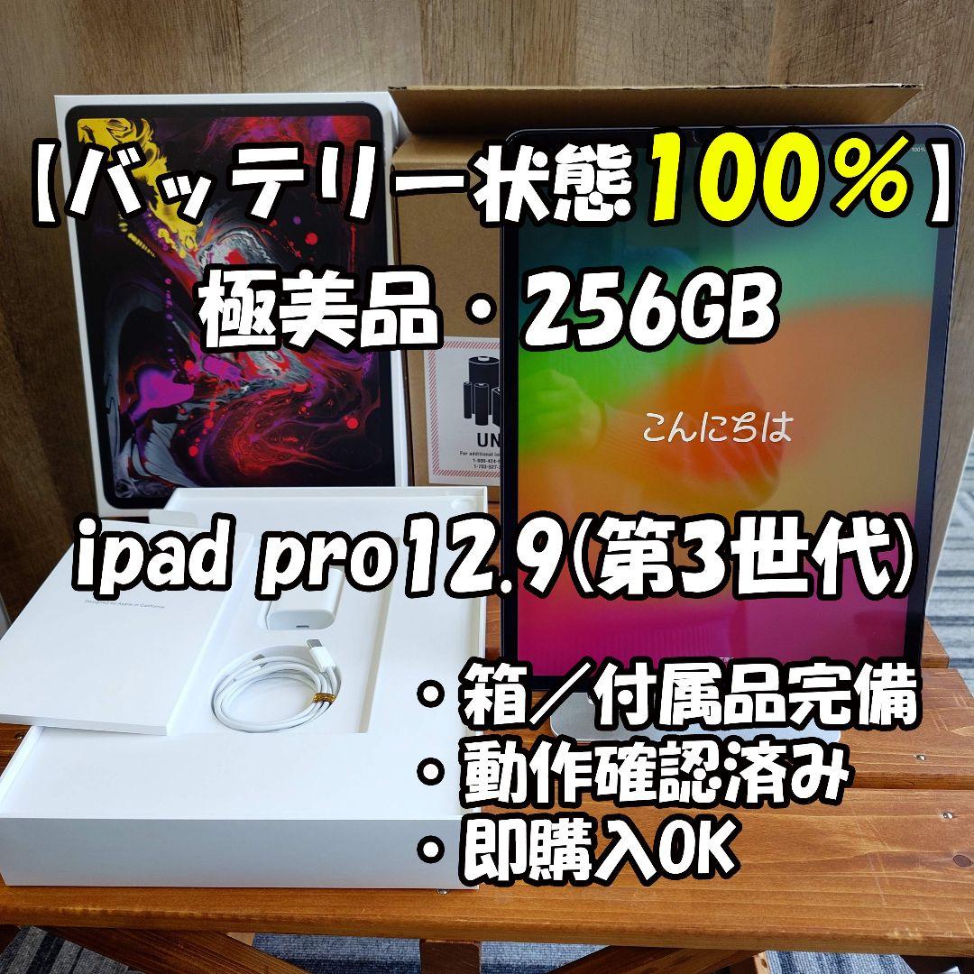 ​【バッテリ100%】iPadPro 12.9 第3世代 256GB Wi-Fi