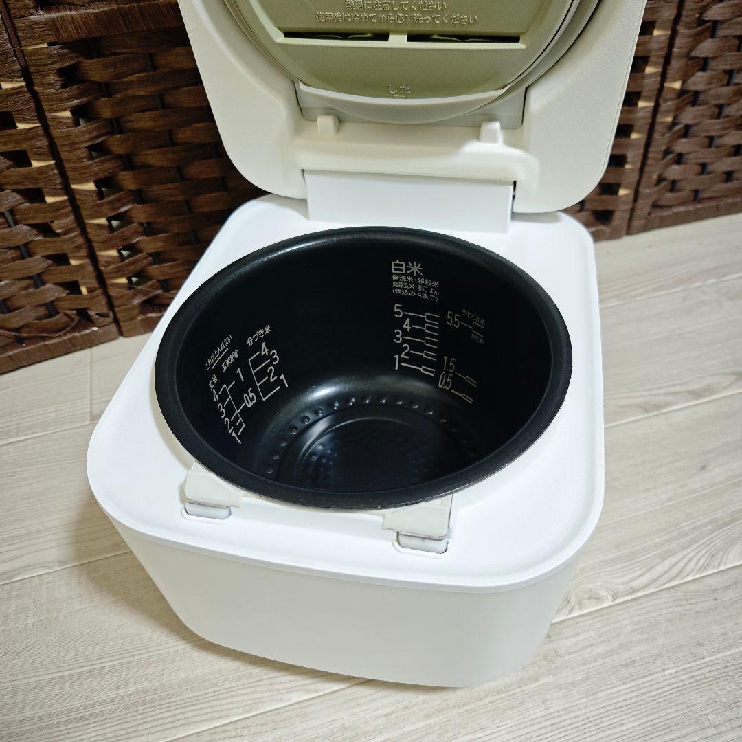 【美品】日立 スチームジャー炊飯器 ふっくら御膳 RZ-V100GM ホワイト