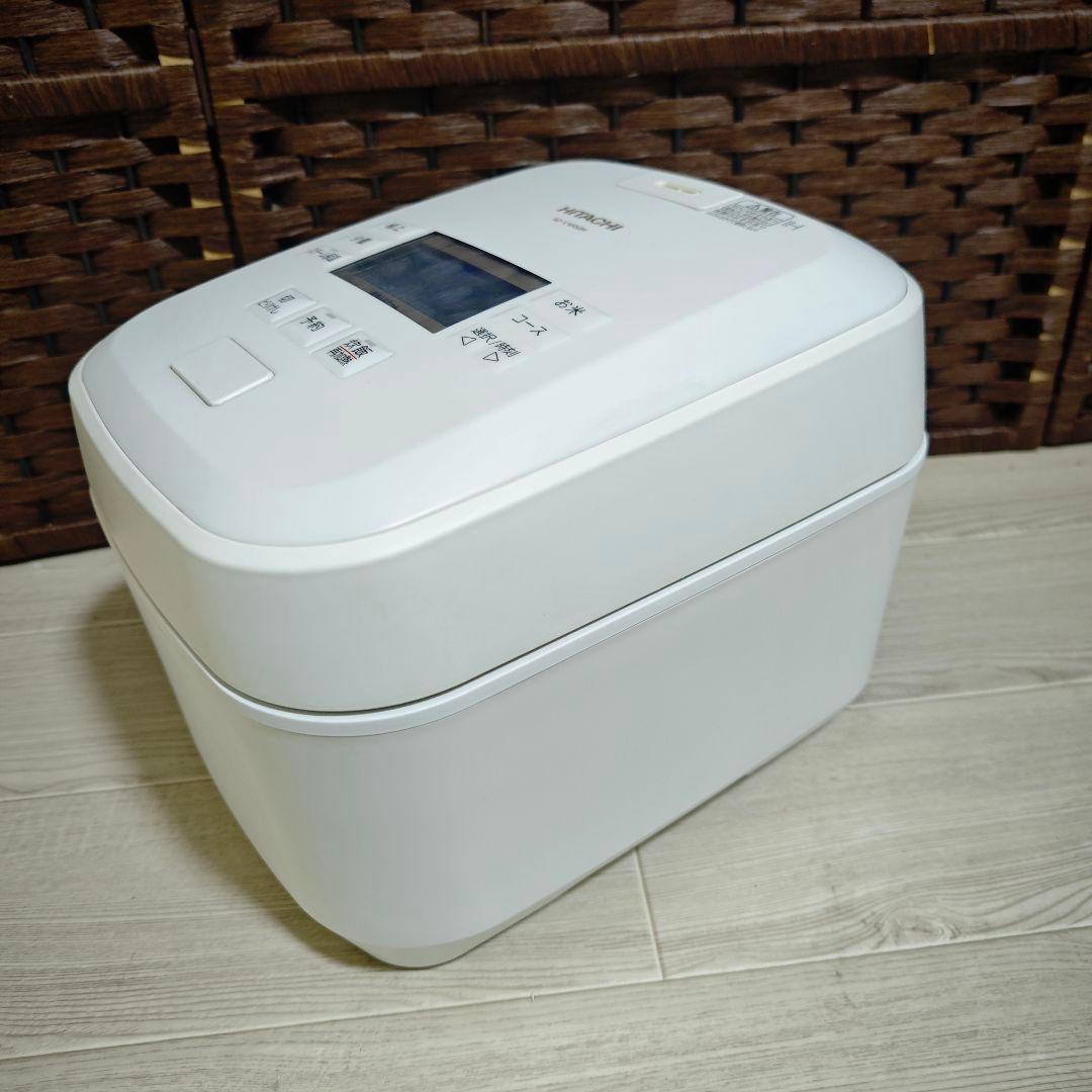【美品】日立 スチームジャー炊飯器 ふっくら御膳 RZ-V100GM ホワイト