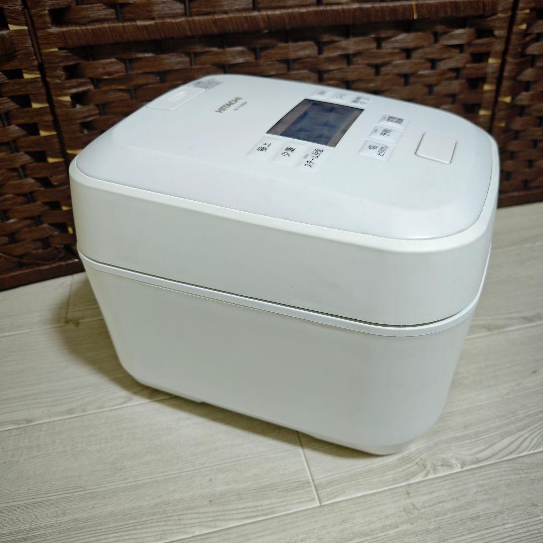 【美品】日立 スチームジャー炊飯器 ふっくら御膳 RZ-V100GM ホワイト