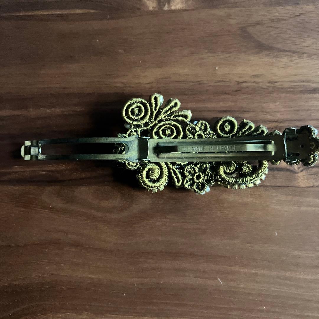 ミハエルネグリン　バレッタ　グリーン系