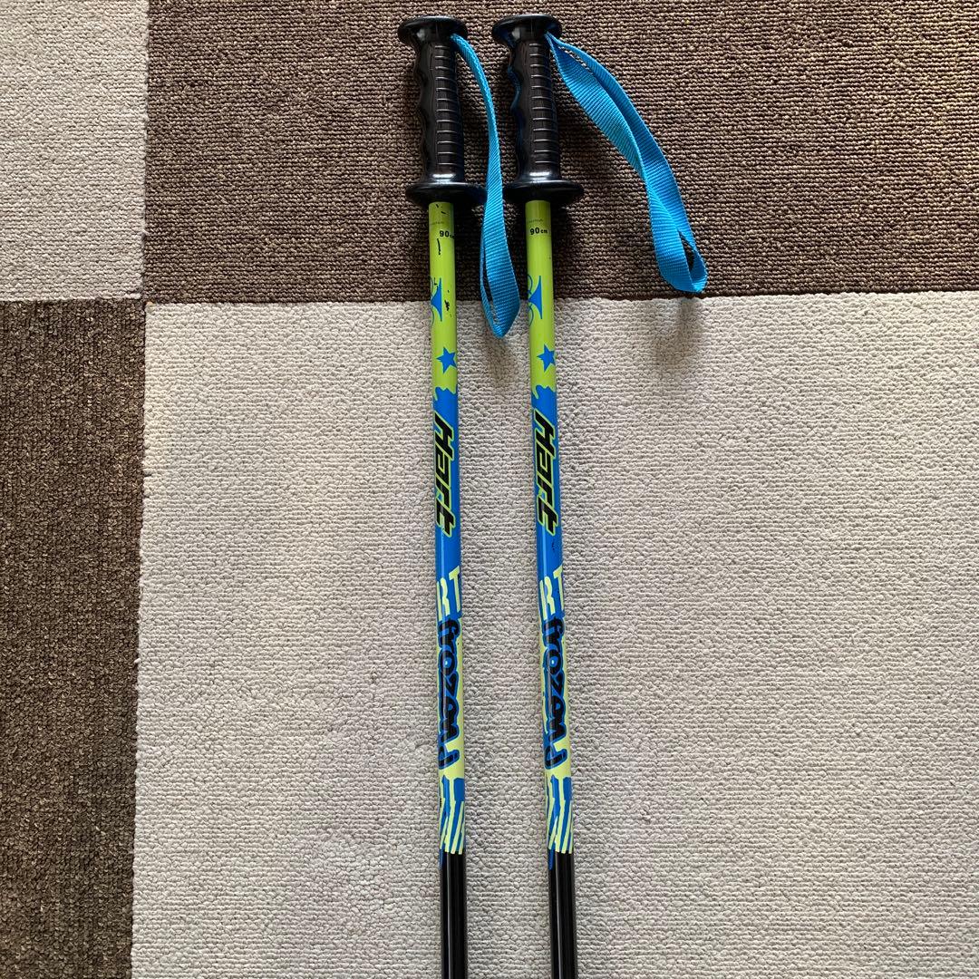 子ども用スキーセット　板96cm ストック90cm スキー靴19-20cm