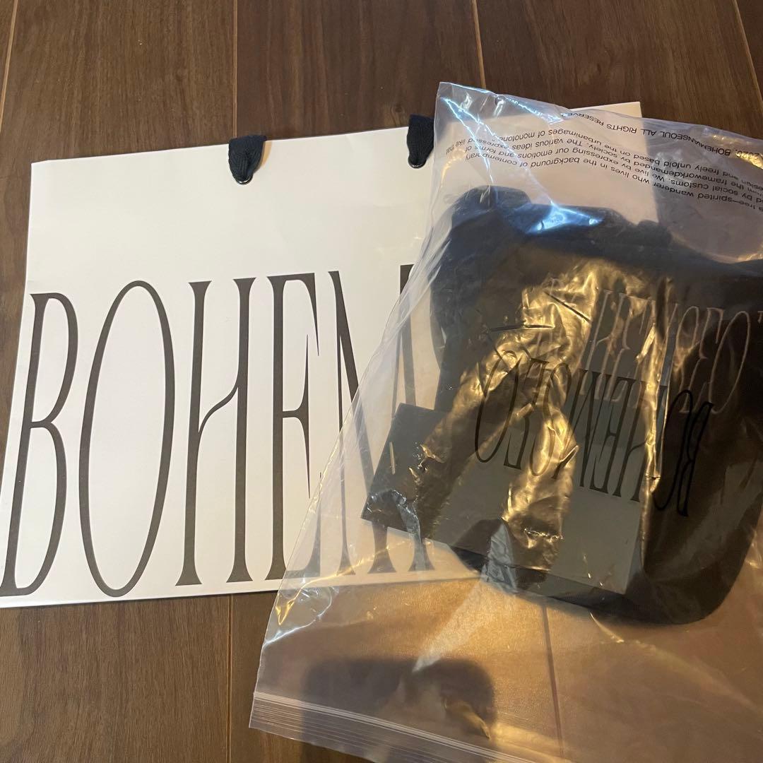 帽子 bohemseo SIGNATURE LOGO COTTON BALL CAP