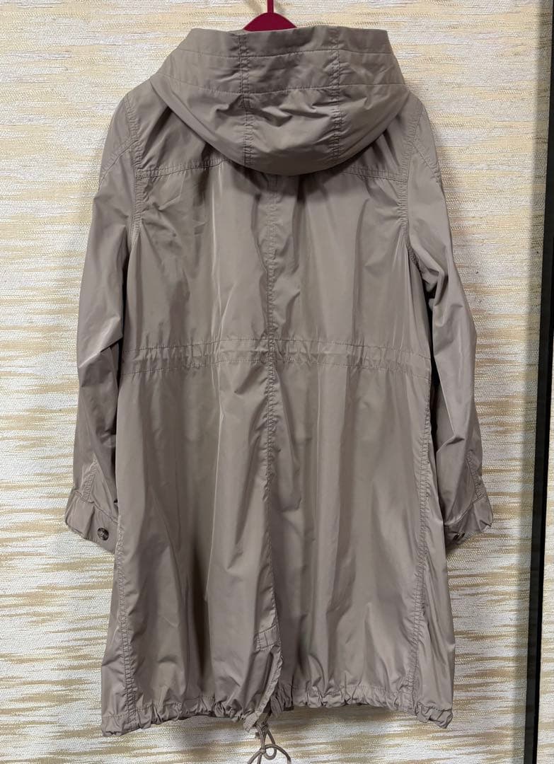 23区・ベージュファー付きモッズコート　サイズ44