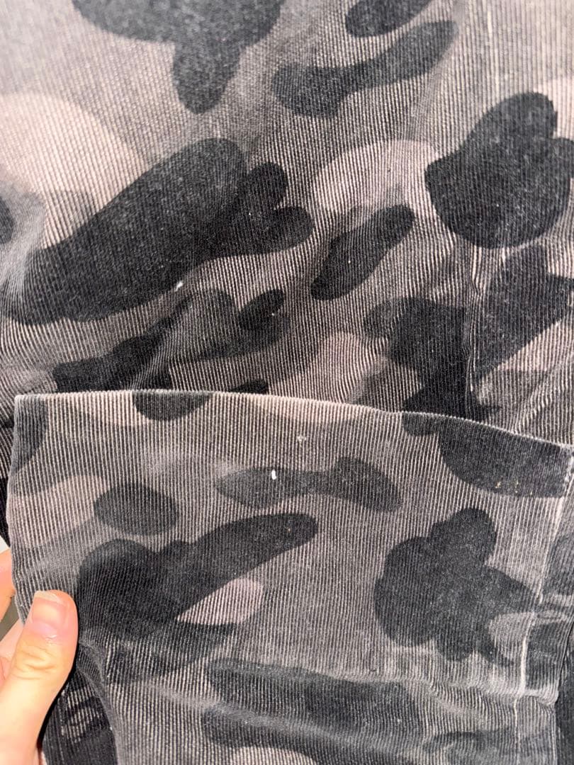 A Bathing Ape コーデュロイパンツ　迷彩