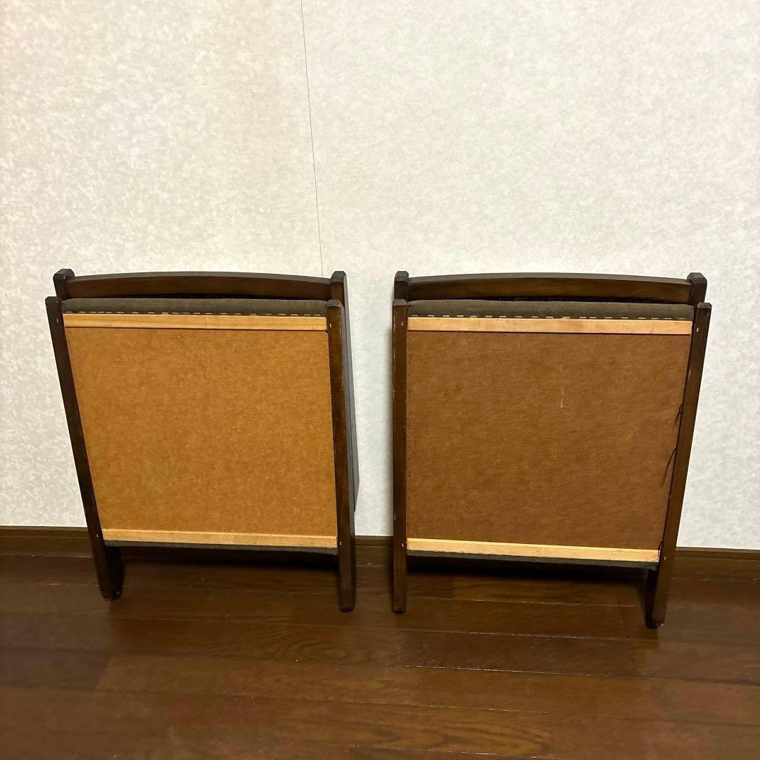 【良品】折りたたみ 座椅子 ブラウン ①