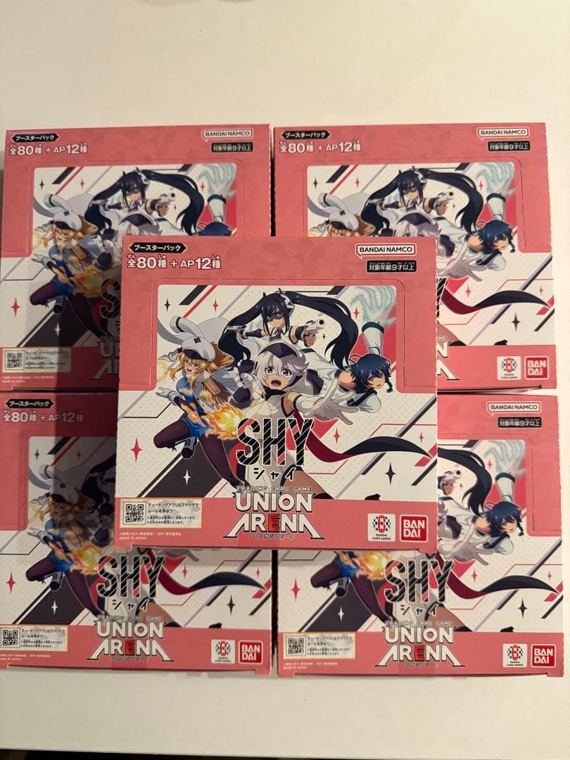 【未開封 】ユニオンアリーナ SHY シャイ 5ボックス テープ付き