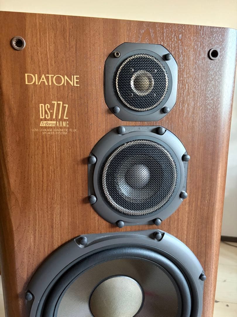 DIATONE DS-77Z スピーカー、スタンド、ベルデンケーブル付き、引取り