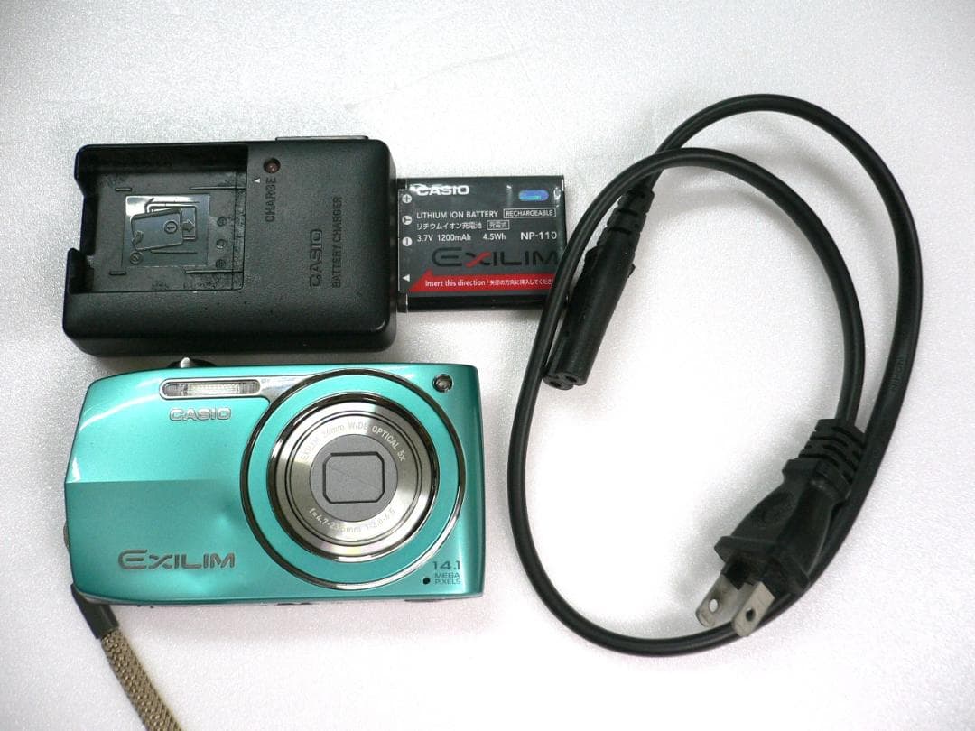 【撮影確認】CASIO EXILIM EX-Z2300 ブルー 14.1MP