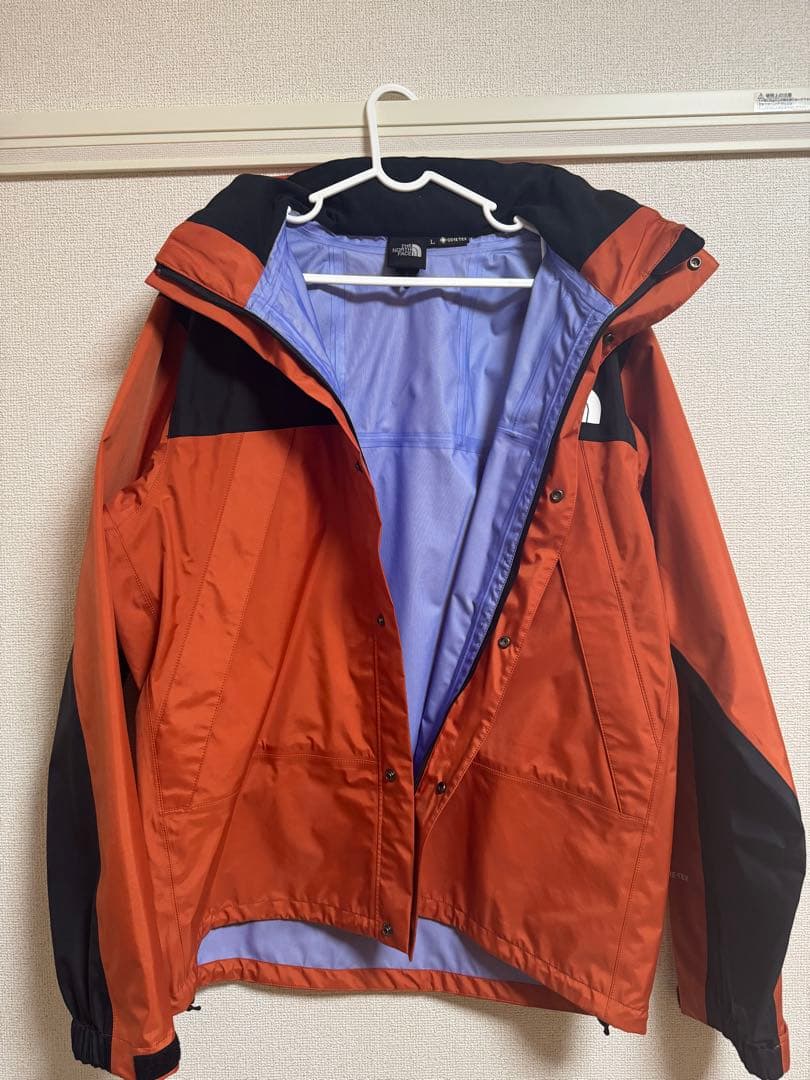 ノースフェイス　マウンテンレインテックスジャケット　オレンジ　NP12135