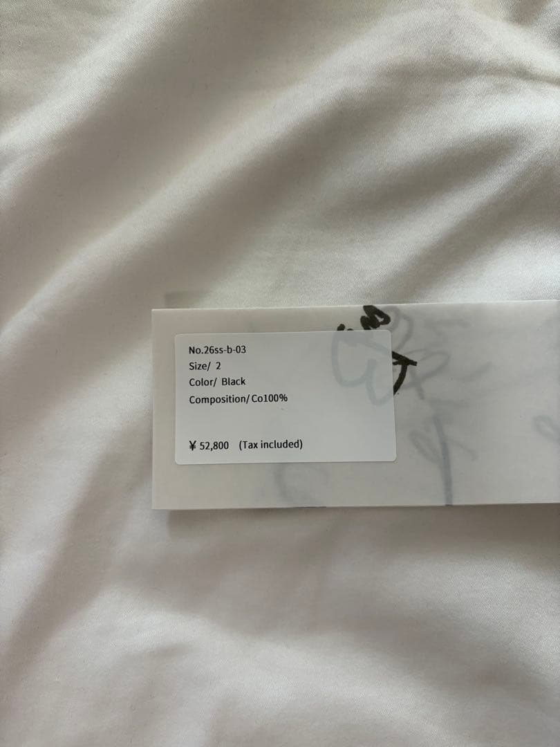 トップス khoki 26SS Faded Memory Shirt BLACK 2