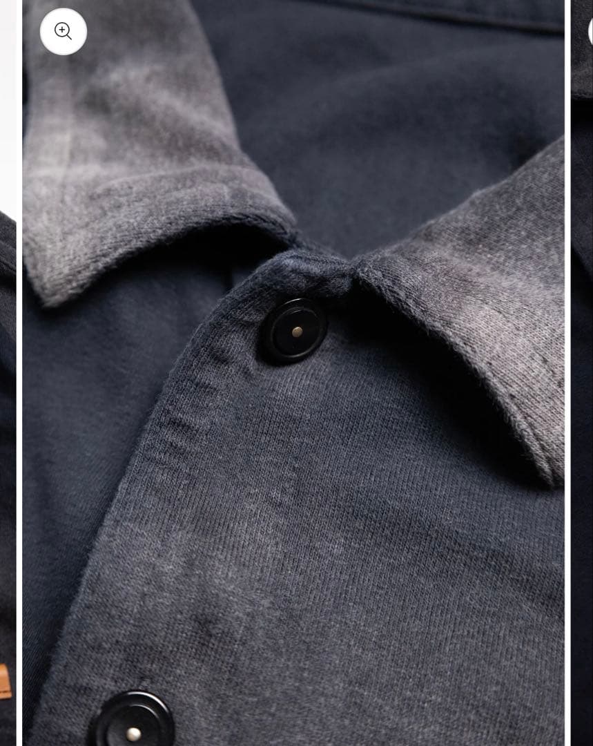 トップス khoki 26SS Faded Memory Shirt BLACK 2