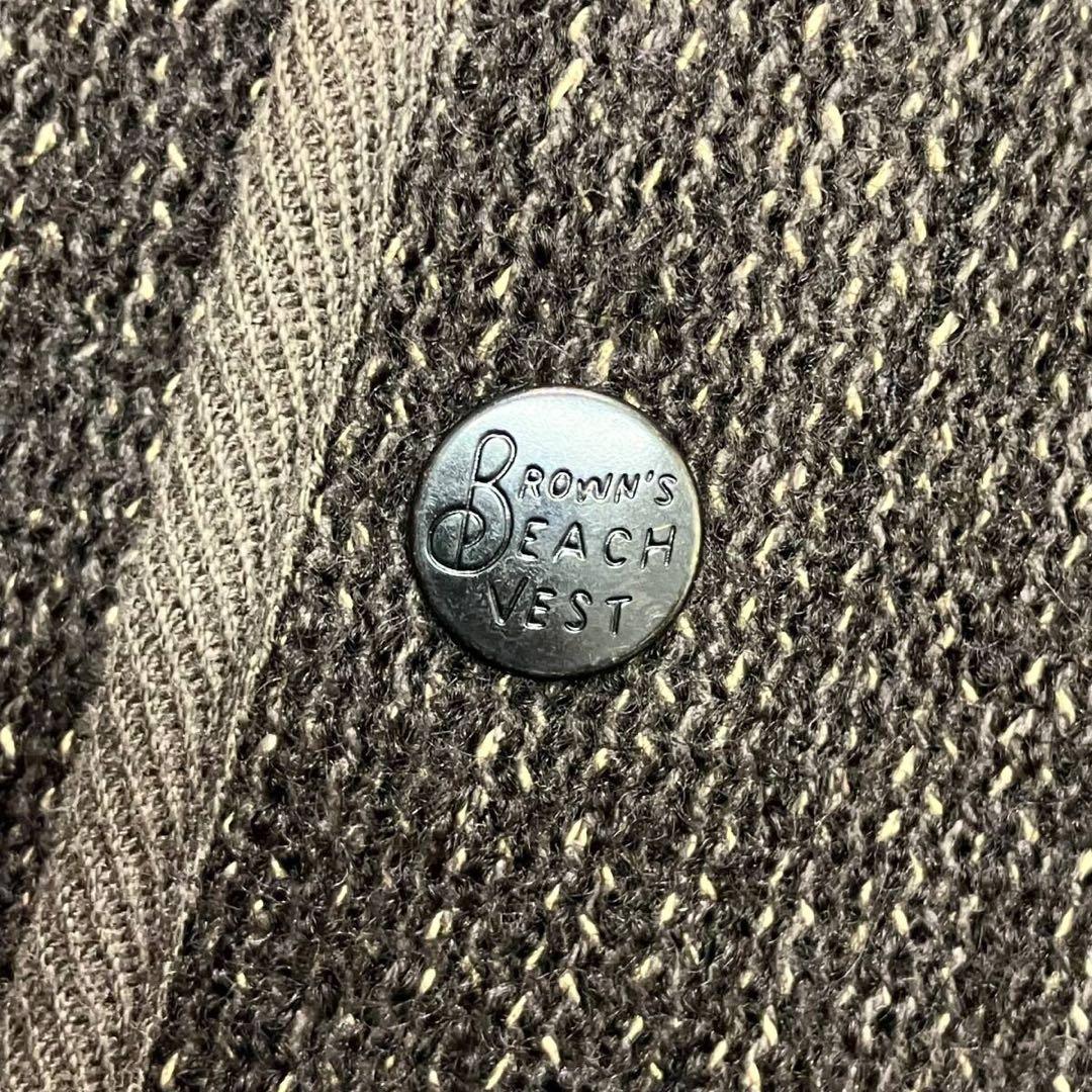 ブラウンズビーチ　ベスト　サイズ36 oxgry fullcount
