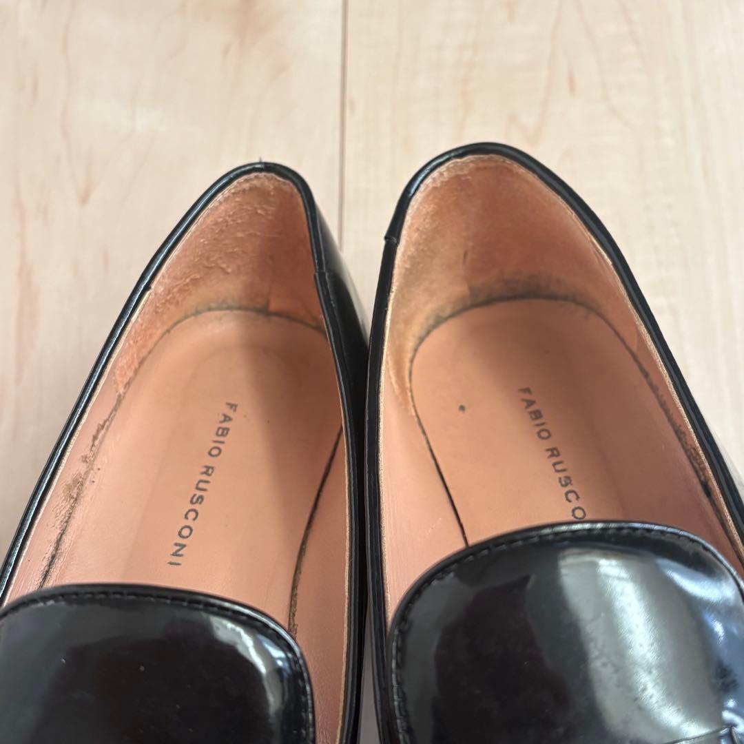 FABIO RUSCONI タッセル ローファー