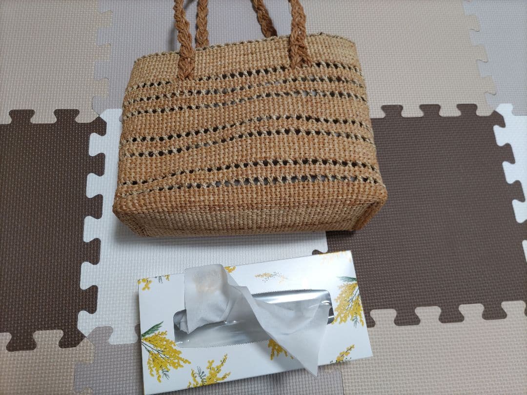 ヒロロの編みかごバッグ
