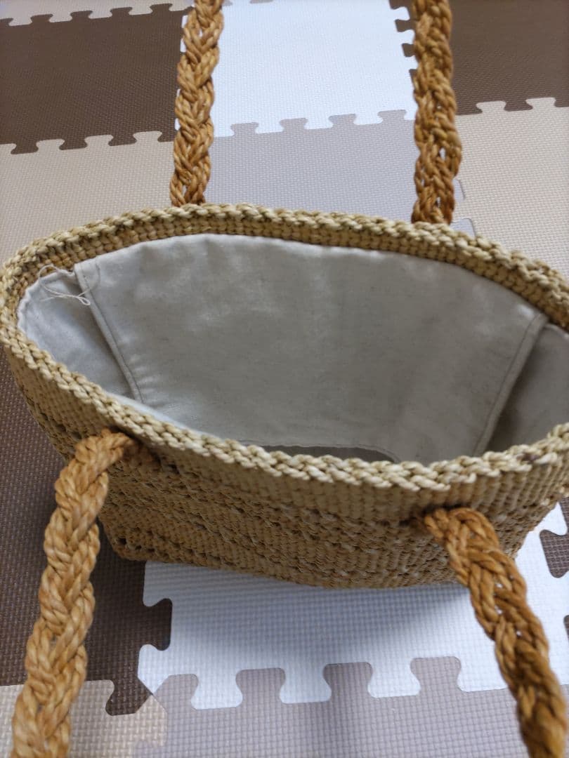 ヒロロの編みかごバッグ