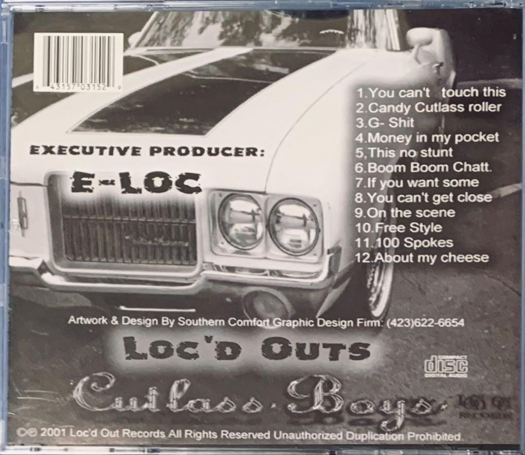 LOC'D ‎OUTS / Cutlass Boys G-RAP G-FUNK
