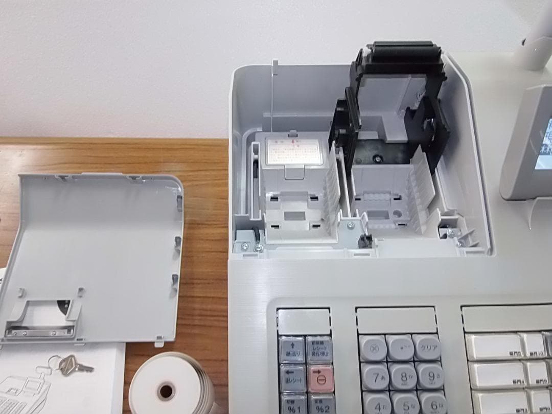 回転表示付211店名設定無料１０部門物販向シャープ　レジスターXE-A207