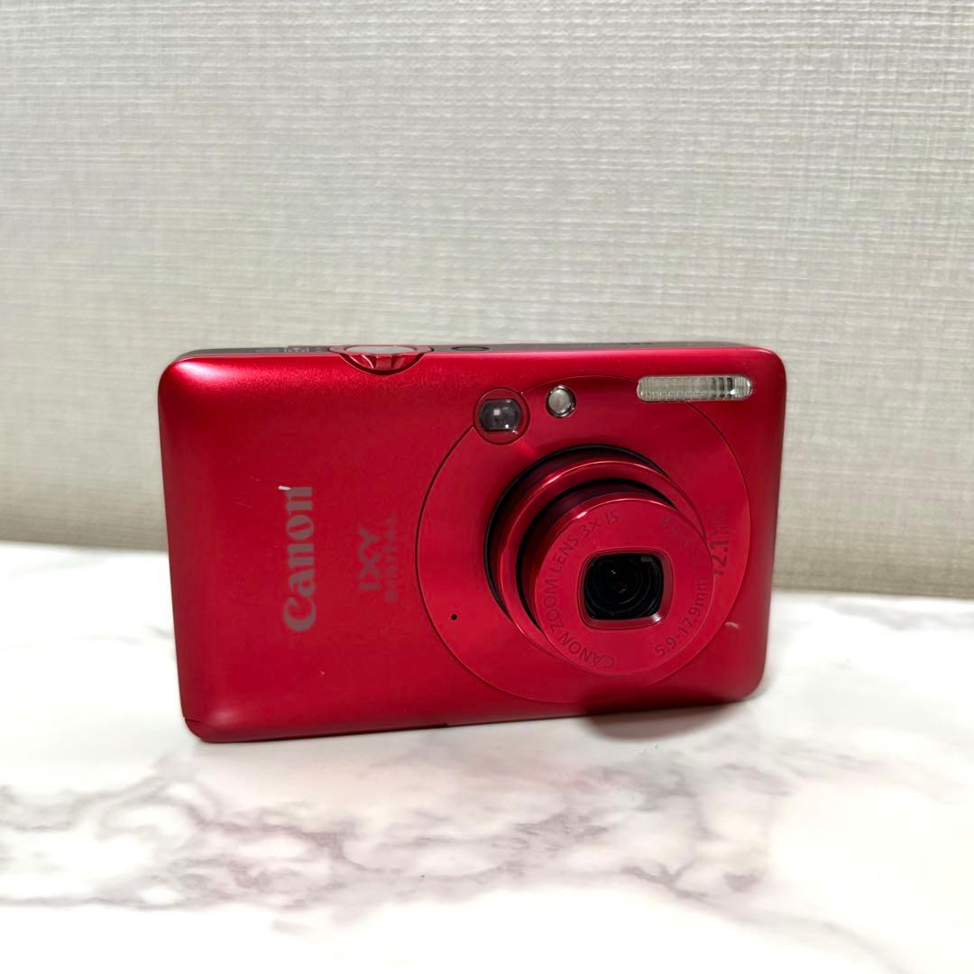 Canon IXY DIGITAL 210IS キャノン デジタルカメラ レッド