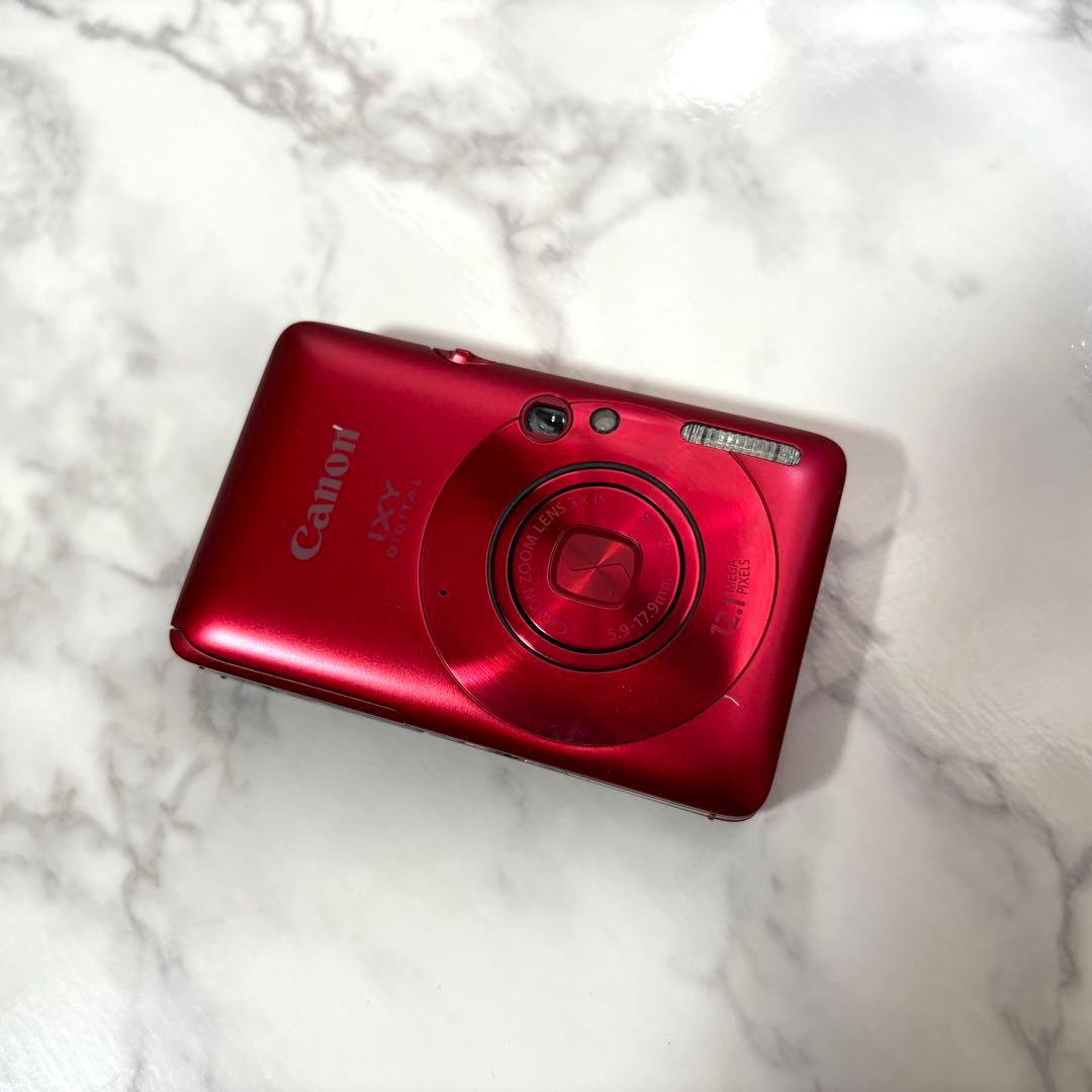Canon IXY DIGITAL 210IS キャノン デジタルカメラ レッド