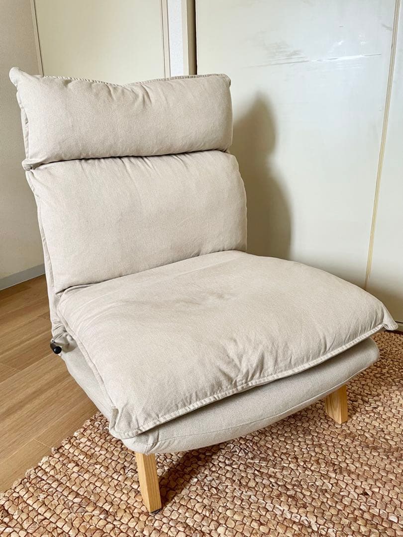 無印良品　ハイバック　リクライニングソファ
