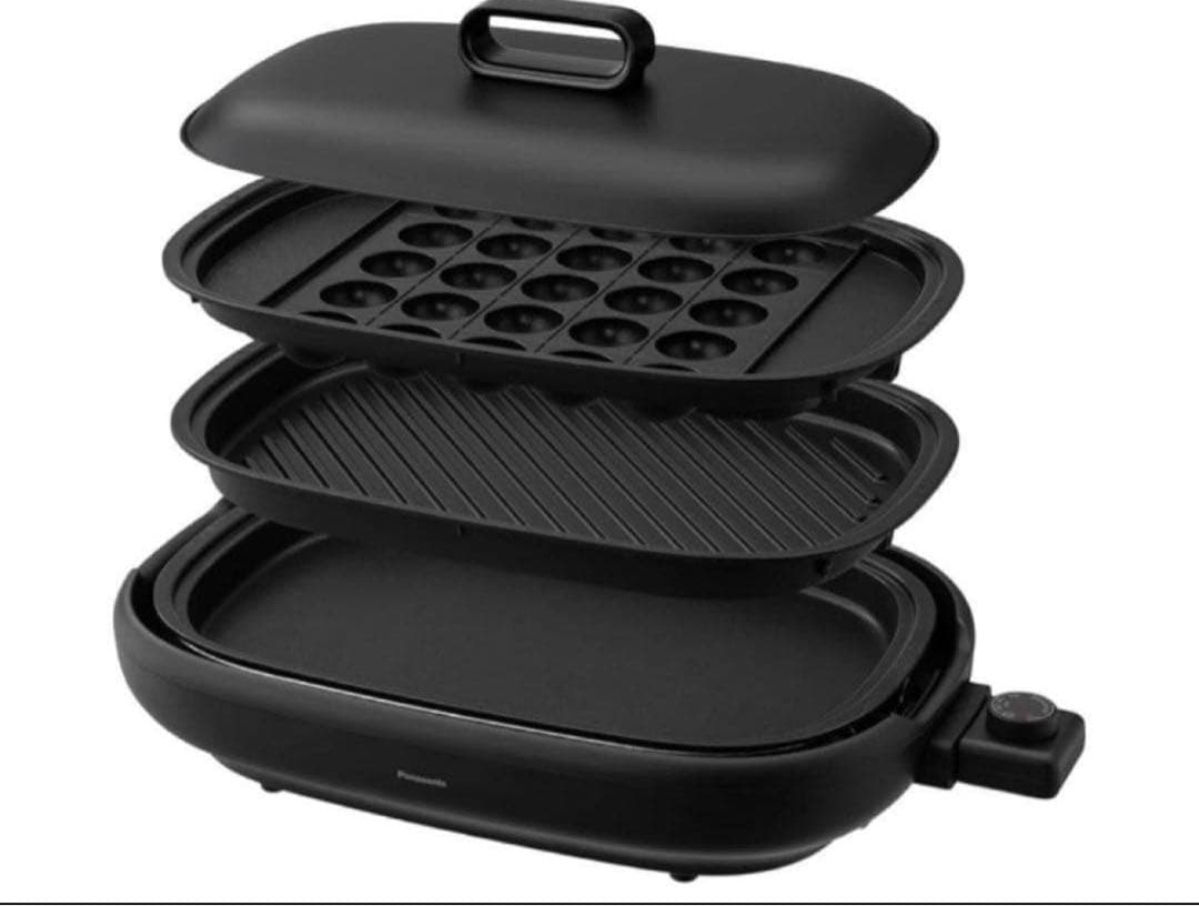 A*i様 パナソニック ホットプレート NF-HM310-K 大型 ブラック